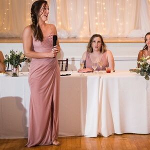 Azazie Adley Dress - Dusty Rose